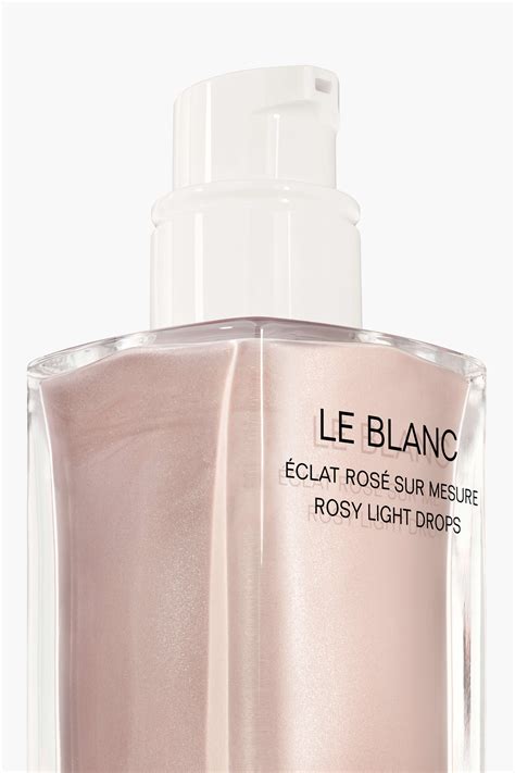 chanel le blanc eclat rose sur mesure rosy light drops|chanel illuminating powder.